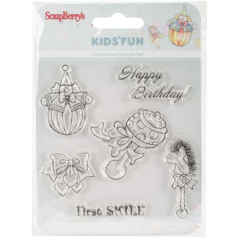 Stemple akrylowe ScrapBerry's 10.5cm, Kids Fun